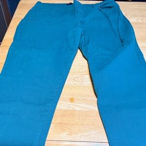 Gloria Vanderbilt Teal Corduroy Boot Cut Pants